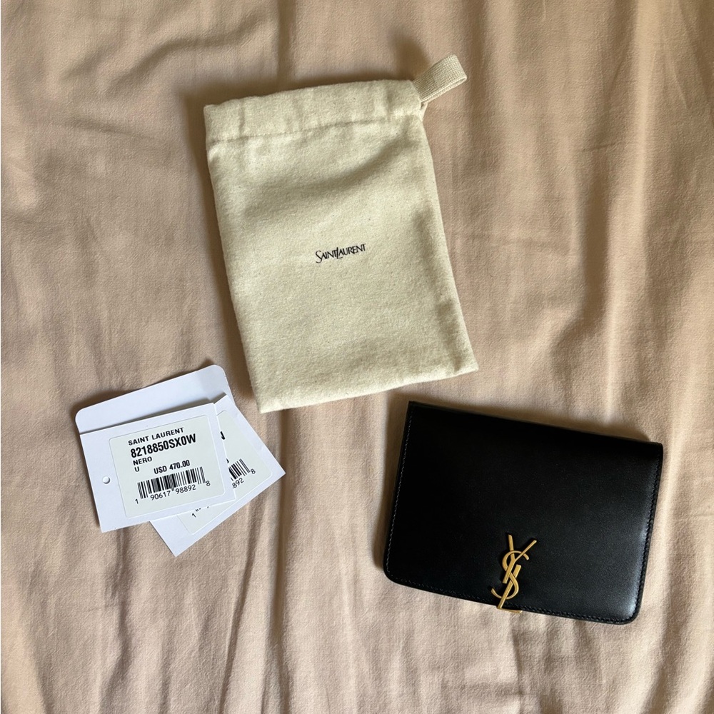 Saint Laurent Black Card Holder